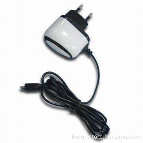 Mobile Phone Charger with Mini Connector Cable and 180 to 264V AC Input Voltage